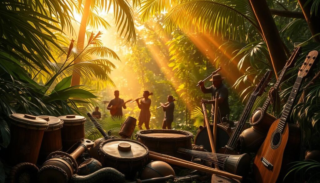 instrumentos música cultura amazonica